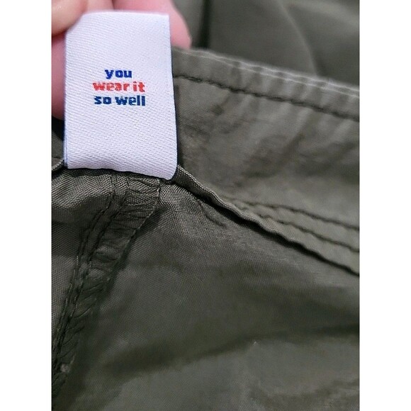 Old Navy Alpine Tundra Green Full Lngth Wide Leg Cargo Pants Women’s Size XL NWT - Picture 11 of 16